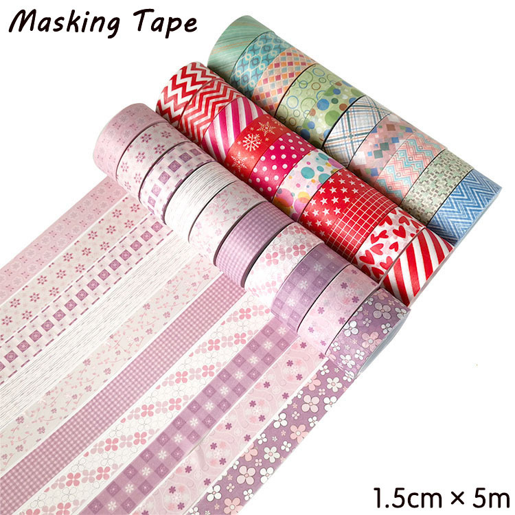 Paigu  Cross-Border Cartoon Christmas Festival DIY Decorative Stationery Color Hand Account Washi Tape