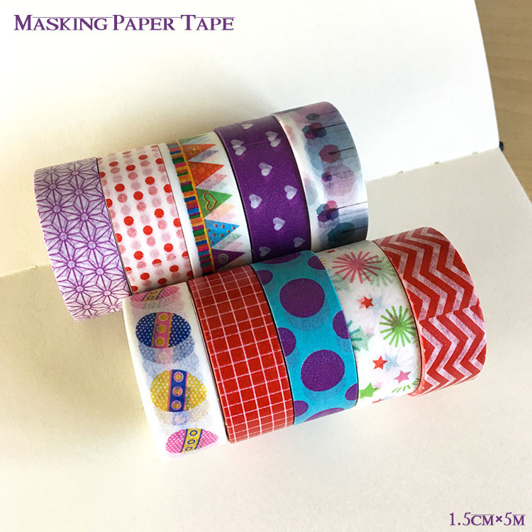 Paigu Cross-Border Cartoon Christmas Festival DIY Decorative Stationery Color Hand Account Washi Tape Paigu Cross-Border Cartoon Christmas Festival DIY Decorative Stationery Color Hand Account Washi Tape