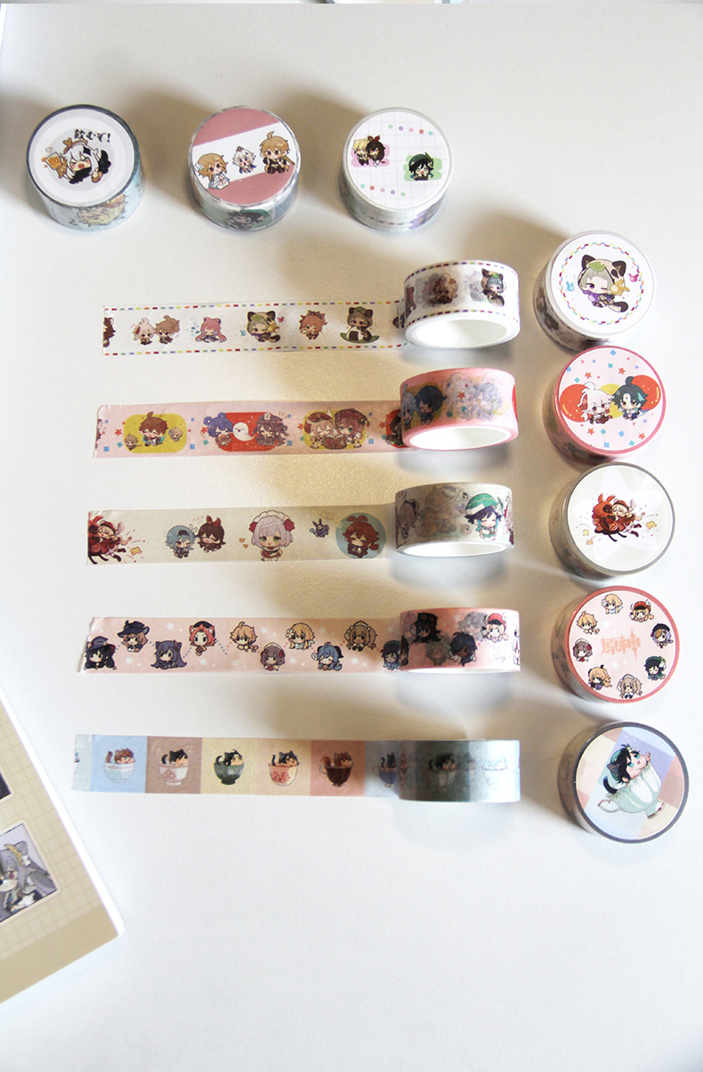 Man Factory Original God Pimeng Tomorrow Chainsaw Humanities Wild Dog Kid Cat Burglar and Paper Adhesive Tape Anime Stationery Peripheral Man Factory Original God Pimeng Tomorrow Chainsaw Humanities Wild Dog Kid Cat Burglar and Paper Adhesive Tape Anime Stationery Peripheral
