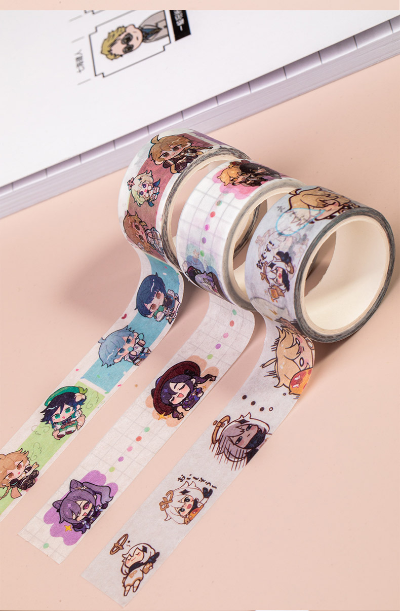 Man Factory Original God Pimeng Tomorrow Chainsaw Humanities Wild Dog Kid Cat Burglar and Paper Adhesive Tape Anime Stationery Peripheral Man Factory Original God Pimeng Tomorrow Chainsaw Humanities Wild Dog Kid Cat Burglar and Paper Adhesive Tape Anime Stationery Peripheral
