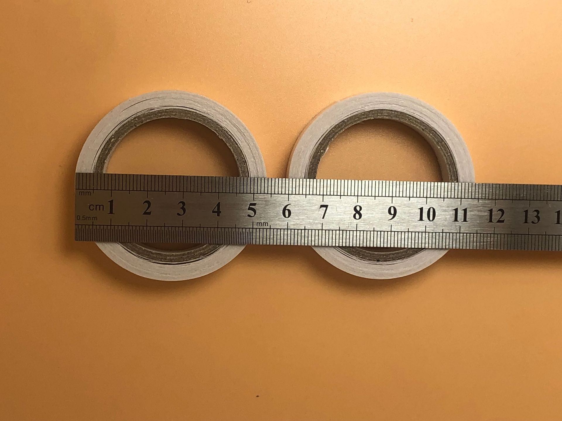 Qinming White Double-Sided Adhesive Tape Customized Handmade Transparent High Viscosity Student Handmade Office Stationery Double-Sided Adhesive Tape