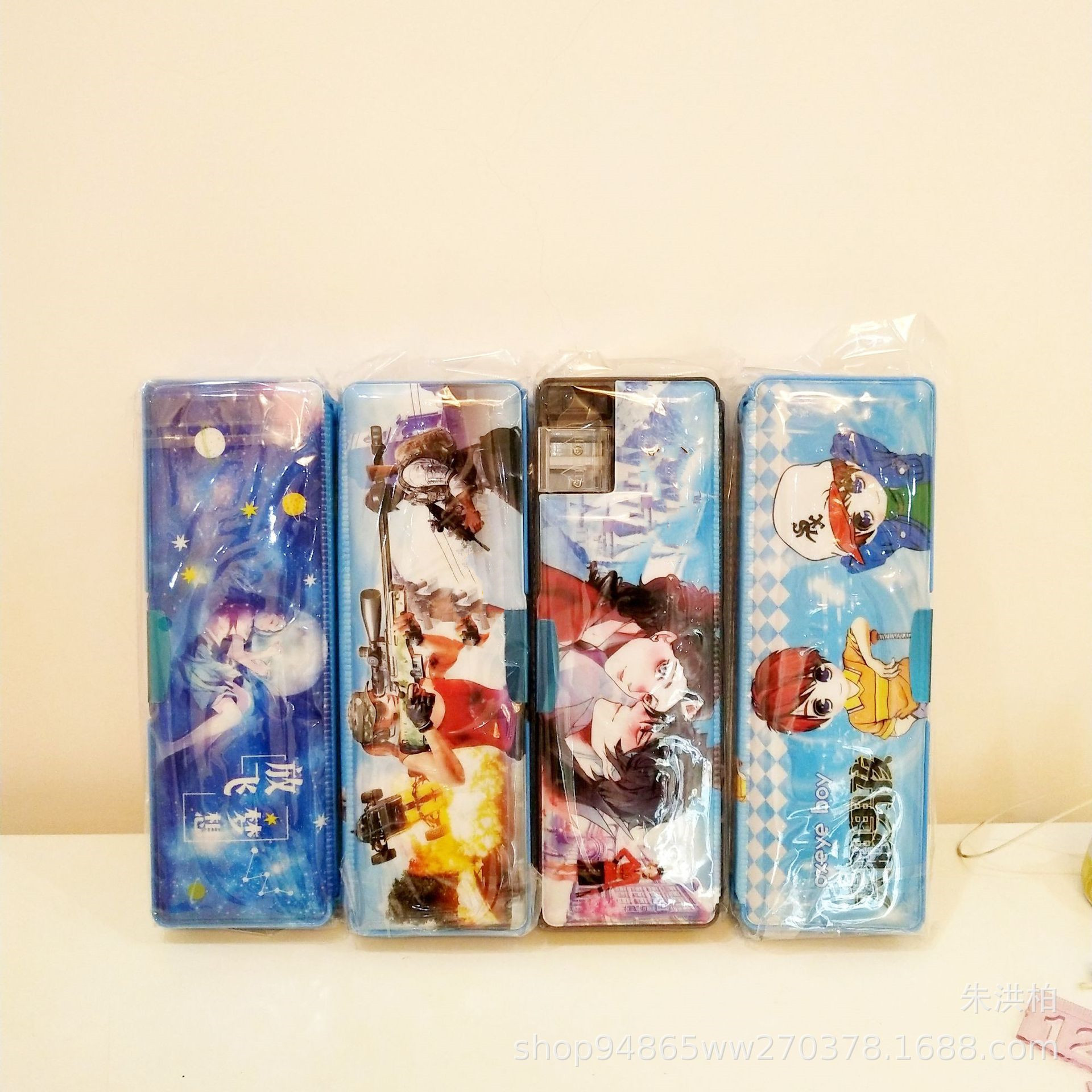Double-Sided Plastic Pencil-Box for Primary and Secondary School Students Pencil Box Double Open with Double Holes Pencil Sharpener Gift Stationery Wholesale Double-Sided Plastic Pencil-Box for Primary and Secondary School Students Pencil Box Double Open with Double Holes Pencil Sharpener Gift Stationery Wholesale