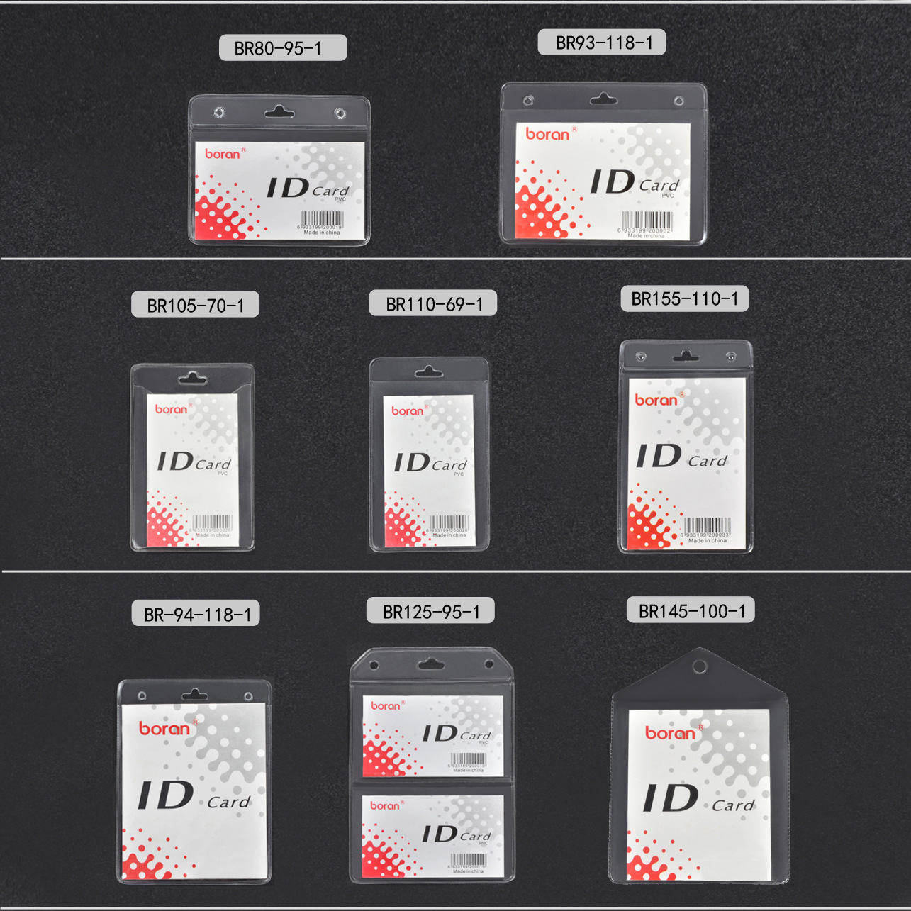 Transparent PVC ID Card Case Horizontal Soft Film Chest Card Work Permit Name Tag Fair Card Cover Student Card Holder Wholesale Transparent PVC ID Card Case Horizontal Soft Film Chest Card Work Permit Name Tag Fair Card Cover Student Card Holder Wholesale