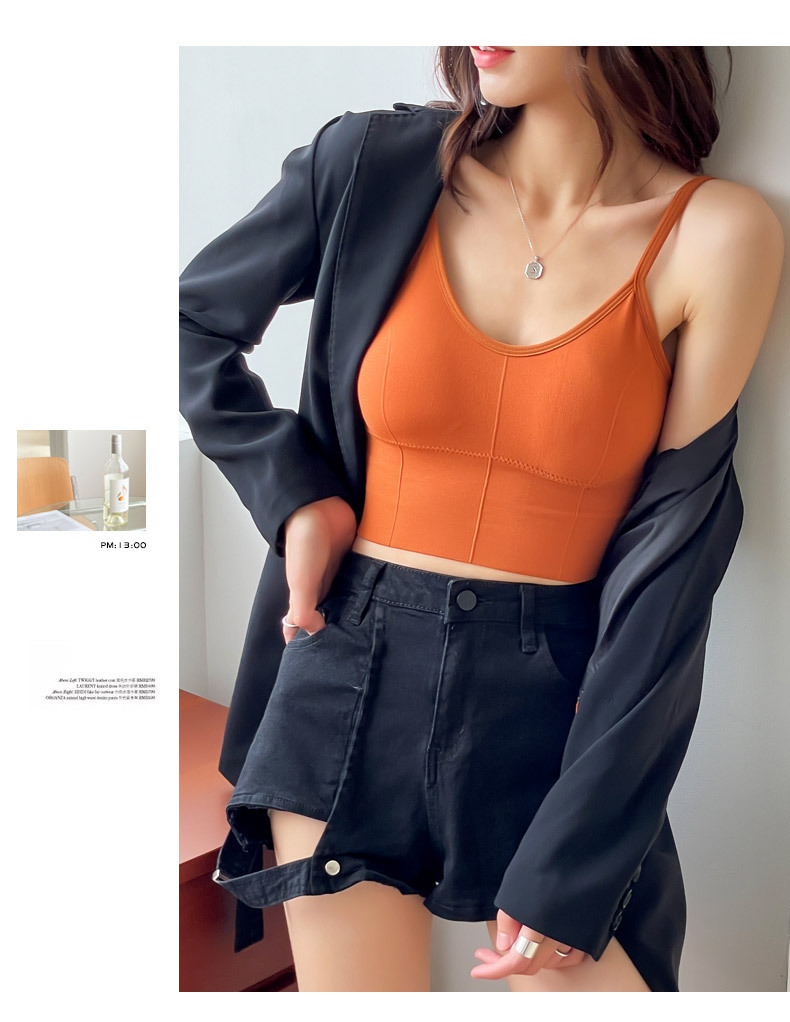 Tube Top Bra Strap Chest Pad Camisole Women's Summer Outer Wear Underwear Tube Top Sports U-Shaped Thread Card Beauty Back Tube Top Bra Strap Chest Pad Camisole Women's Summer Outer Wear Underwear Tube Top Sports U-Shaped Thread Card Beauty Back