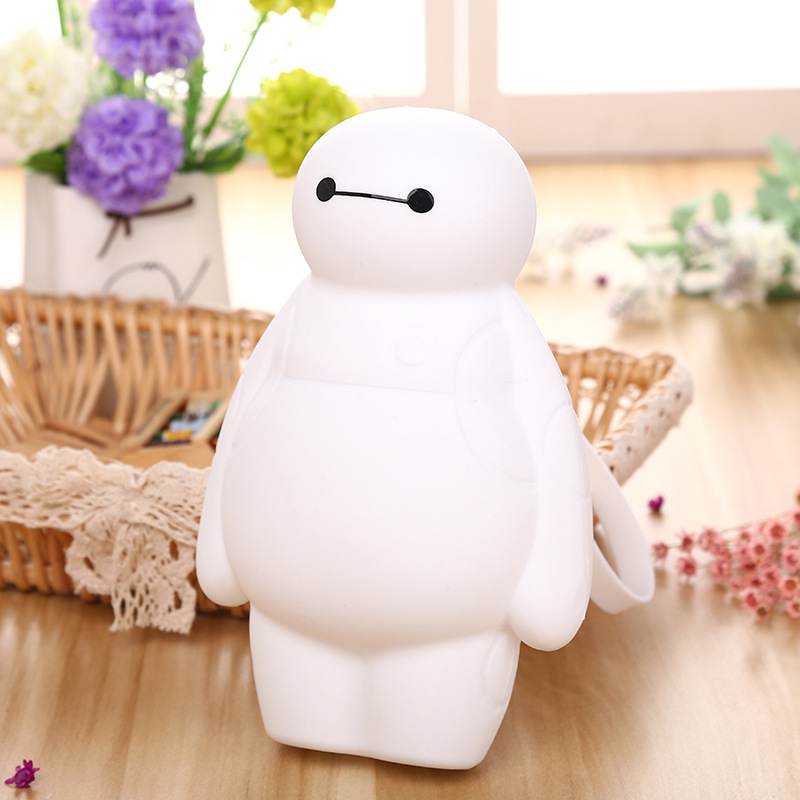 Cute student great white pencil bag Japan and South Korea creative stationery white silicone simple cartoon pen box school supplies Cute student great white pencil bag Japan and South Korea creative stationery white silicone simple cartoon pen box school supplies