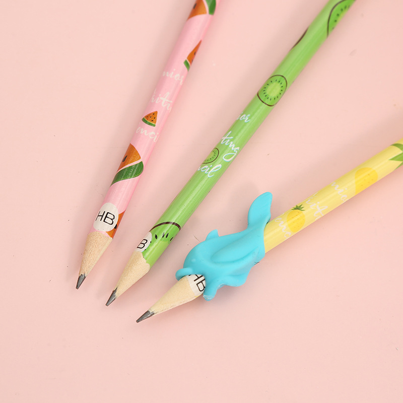 Creative Cartoon Big Skin Head Pencil with Pencil Sharpener Pencil Grip Plastic Blister Card Fruit round Brush Pot Writing Pencil Wholesale Creative Cartoon Big Skin Head Pencil with Pencil Sharpener Pencil Grip Plastic Blister Card Fruit round Brush Pot Writing Pencil Wholesale