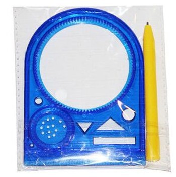 Children's Magnetic Drawing Board Accessories Wholesale Drawing and Writing Board Tools Multiple Types of Magnetic Seal Brush Template Toys