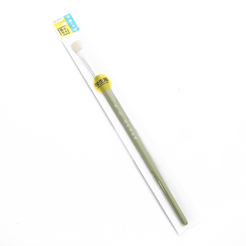 Spot water chalk single student brush no. 1-8 single brush manufacturer direct selling watercolor brush oil brush wholesale Spot water chalk single student brush no. 1-8 single brush manufacturer direct selling watercolor brush oil brush wholesale