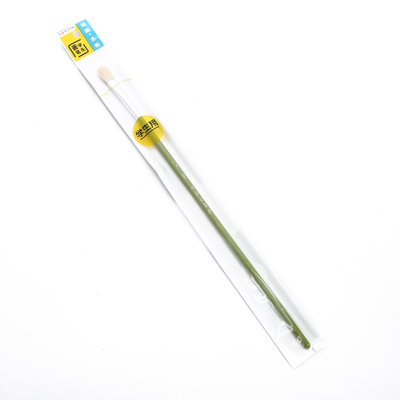Spot water chalk single student brush no. 1-8 single brush manufacturer direct selling watercolor brush oil brush wholesale Spot water chalk single student brush no. 1-8 single brush manufacturer direct selling watercolor brush oil brush wholesale