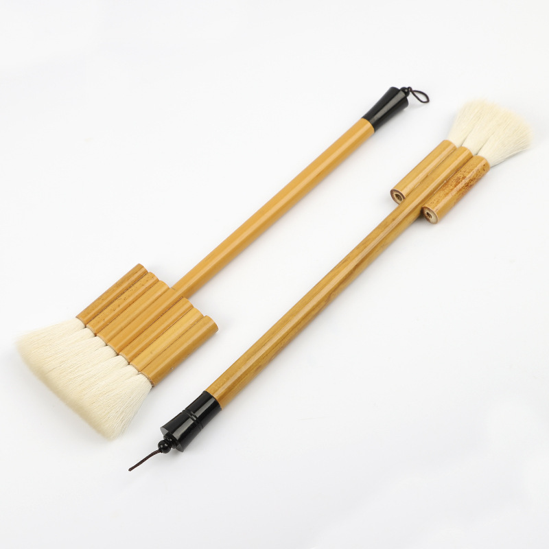Wool Water Chalk Watercolor Broad Brush Comprising a Row of Penshaped Brushes Traditional Chinese Painting Wool Brush Brush Pen Scrubbing Brush Row Brush Background Brush Shading Brush