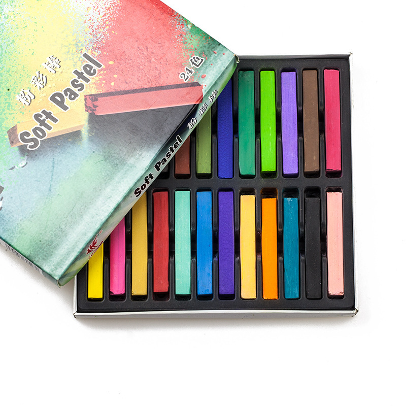 Cross-Border Famille Rose Stick 6 Colors 12 Colors 24 Colors Brush Chalk Powder Great Art Supplies Student Paint Drawing Pen Tools Cross-Border Famille Rose Stick 6 Colors 12 Colors 24 Colors Brush Chalk Powder Great Art Supplies Student Paint Drawing Pen Tools