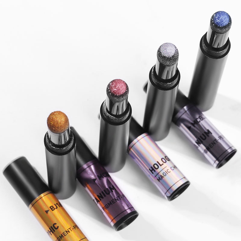 Manicure Air Cushion Magic Pen Air Cushion Magic Mirror Effect Powder Laser Highlighter Marker Solid Chalk Phantom Nail Brush Exclusive for Cross-Border