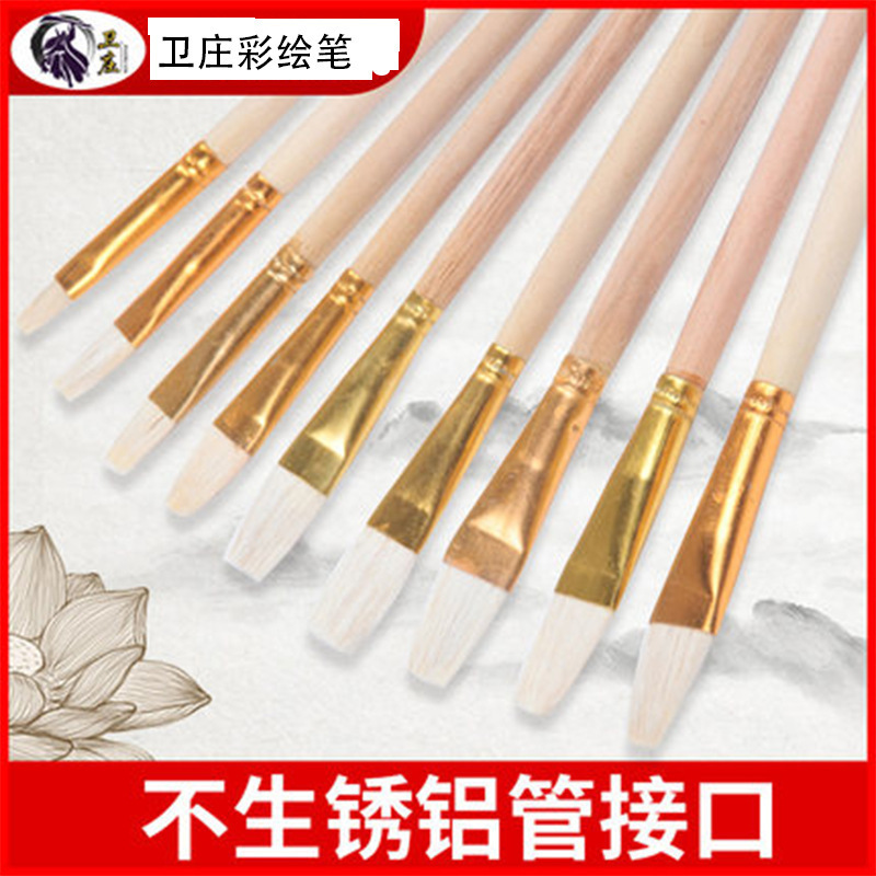 Weizhuang Wool Fluoresent Marker No Pen P Pen S Pen T Pen Wool Water Chalk Oil Painting Brush Writing Brush for Craft Ceramic Painting
