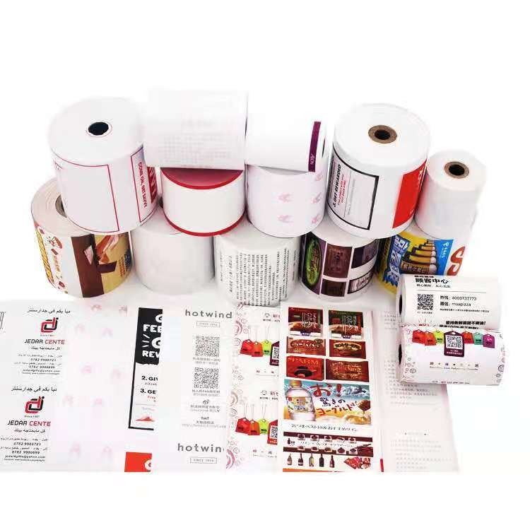 Printing Customization 80*80 Cash Register Printing Paper 80mm Thermosensitive Paper Bank ATM Machine Bill Printing Paper Printing Customization