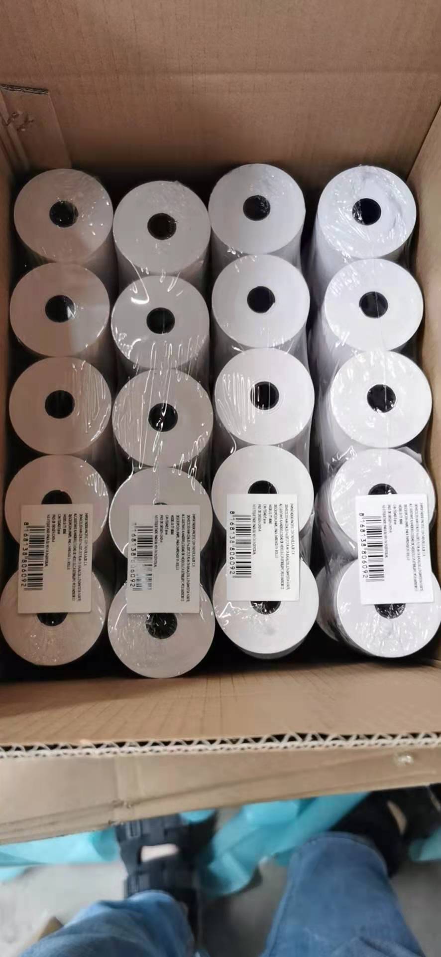 Customized Export 5750 Thermosensitive Paper Cashier Receipt Printing Paper Supermarket Takeaway 58mm Thermal Paper Roll Factory Direct Sale Customized Export 5750 Thermosensitive Paper Cashier Receipt Printing Paper Supermarket Takeaway 58mm Thermal Paper Roll Factory Direct Sale