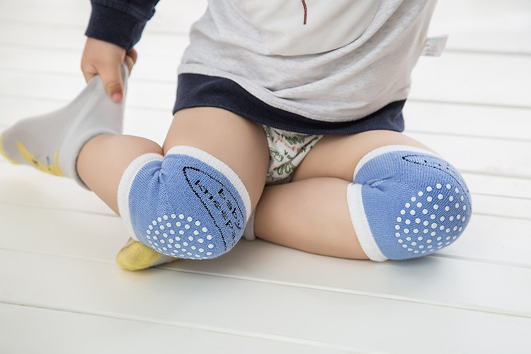 Baby's Kneecap Summer Mesh Breathable Cotton Baby Crawling Toddling Fall Protection Foot Sock Non-Slip Children's Knee Pad Elbow Pads