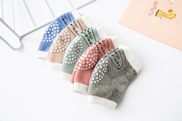 Baby's Kneecap Summer Mesh Breathable Cotton Baby Crawling Toddling Fall Protection Foot Sock Non-Slip Children's Knee Pad Elbow Pads