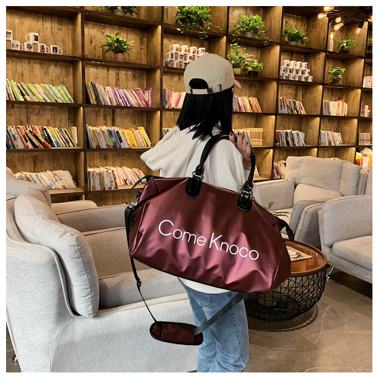 Travel Bag Women 'S Short-Distance Portable Large Capacity Outdoor Work Luggage Bag Men 'S Lightweight Yoga Sports Fitness Sling Bag In A Jacket Loy