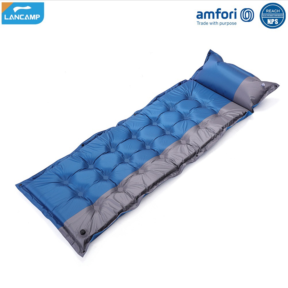 Automatic Inflatable Mattress Splicing Outdoor Tent Sleeping Mat Moisture Proof Pad Picnic Camping Mat Outdoor Supplies Thickened Air Cushion