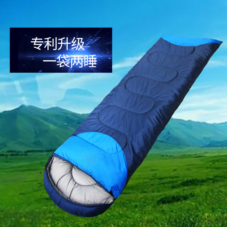 Hot Selling Product Double Ultralight Adult Outdoor Portable Sleeping Bag Camping Supplies Thickened Camping Sleeping Bag Hot Selling Product Double Ultralight Adult Outdoor Portable Sleeping Bag Camping Supplies Thickened Camping Sleeping Bag