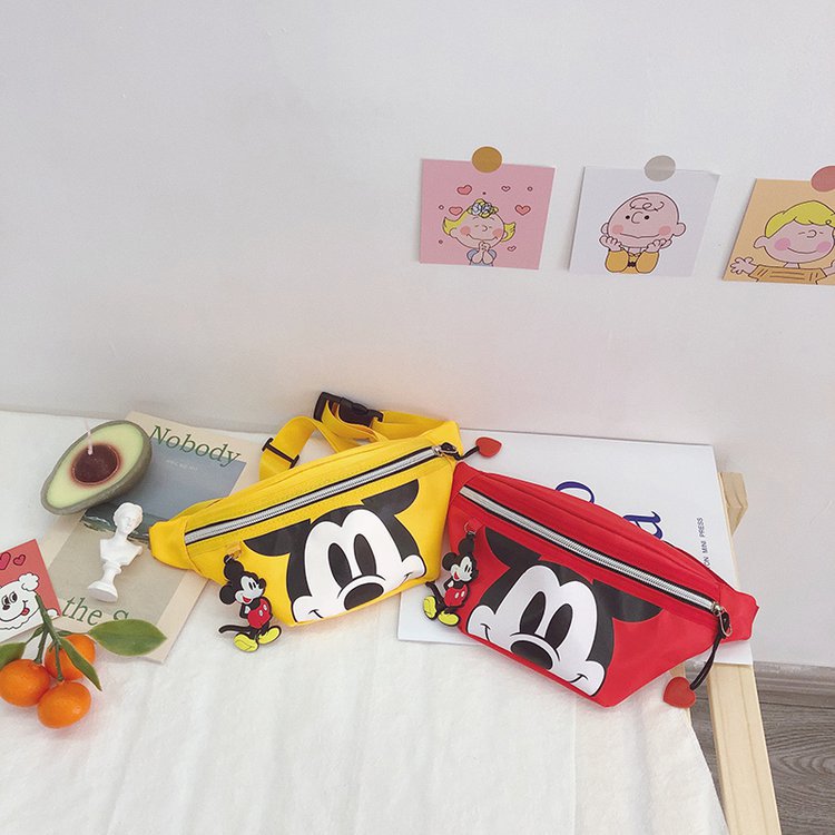 Korean Style Children's Bags Mini Cartoon Girl Crossbody Bag Boy Chest Bag Cute Toddler Fashion out Waist Pack Backpack