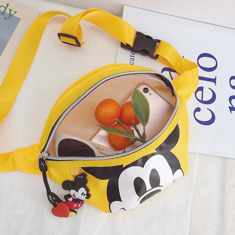 Korean Style Children's Bags Mini Cartoon Girl Crossbody Bag Boy Chest Bag Cute Toddler Fashion out Waist Pack Backpack