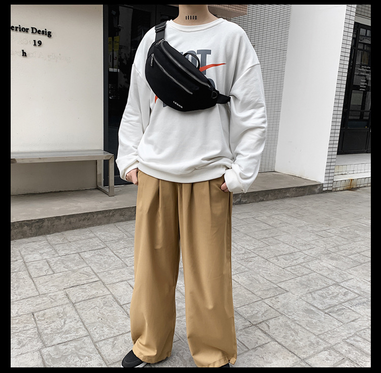 Men's Versatile Casual Chest Bag Simple Ins Waist Bag Japanese Style Small Shoulder Bag for Women Trendy OneShoulder Bag Men's Versatile Casual Chest Bag Simple Ins Waist Bag Japanese Style Small Shoulder Bag for Women Trendy OneShoulder Bag