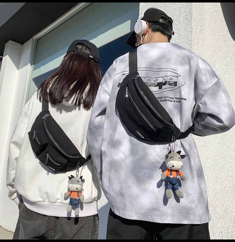 Men's Versatile Casual Chest Bag Simple Ins Waist Bag Japanese Style Small Shoulder Bag for Women Trendy OneShoulder Bag Men's Versatile Casual Chest Bag Simple Ins Waist Bag Japanese Style Small Shoulder Bag for Women Trendy OneShoulder Bag
