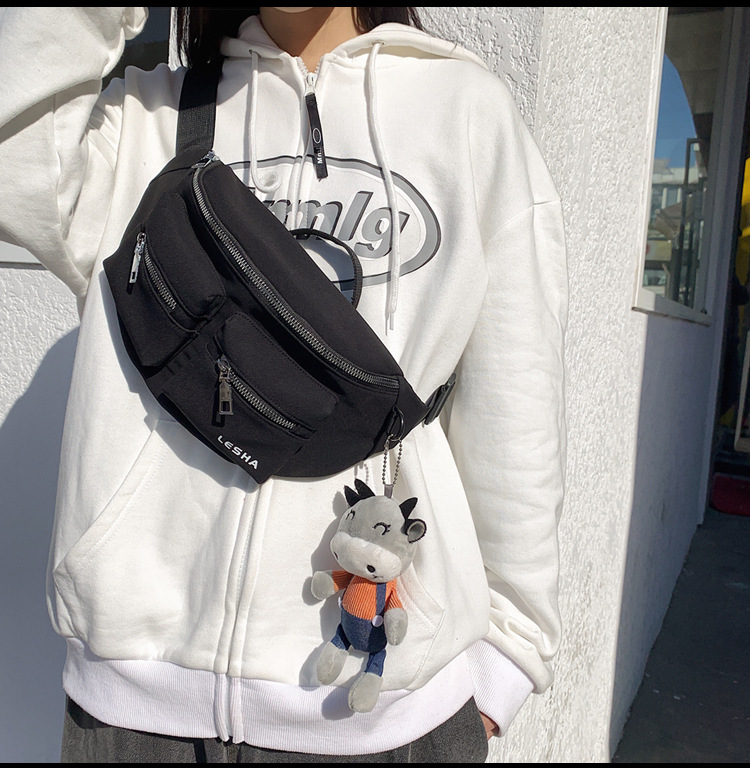 Men's Versatile Casual Chest Bag Simple Ins Waist Bag Japanese Style Small Shoulder Bag for Women Trendy OneShoulder Bag Men's Versatile Casual Chest Bag Simple Ins Waist Bag Japanese Style Small Shoulder Bag for Women Trendy OneShoulder Bag
