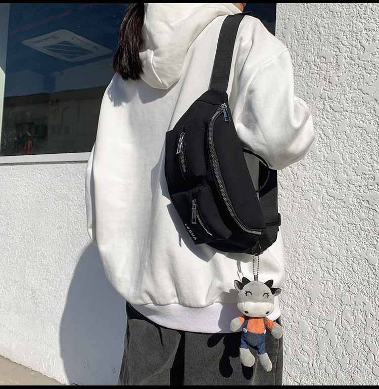 Men's Versatile Casual Chest Bag Simple Ins Waist Bag Japanese Style Small Shoulder Bag for Women Trendy OneShoulder Bag Men's Versatile Casual Chest Bag Simple Ins Waist Bag Japanese Style Small Shoulder Bag for Women Trendy OneShoulder Bag