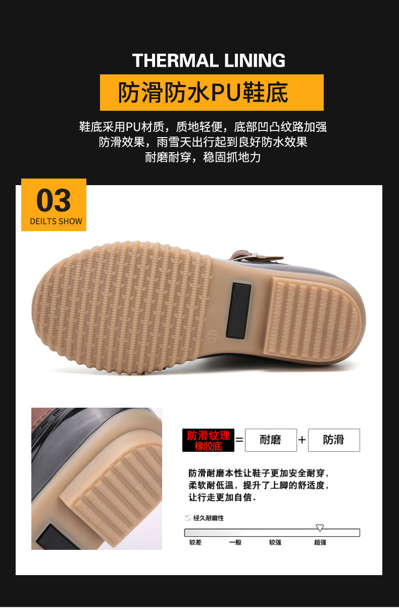 Amazon Cross-Border Winter Outdoors plus Size Women's Shoes High-Top Velvet Cotton Shoes Warm Duck Hunting Shoes Leisure Snow Boots Women Amazon Cross-Border Winter Outdoors plus Size Women's Shoes High-Top Velvet Cotton Shoes Warm Duck Hunting Shoes Leisure Snow Boots Women