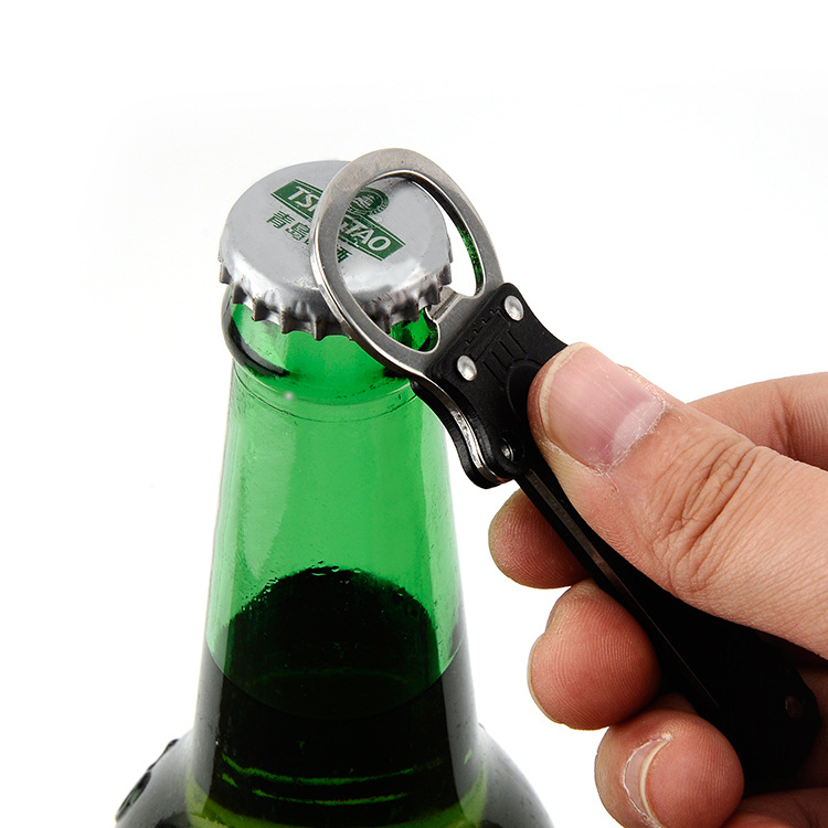 Kitchen Knife Bottle Opener Outdoor Two-in-One Knife Outdoor Mini Pocket Knife Multifunctional Survival Knife Hunting Knife