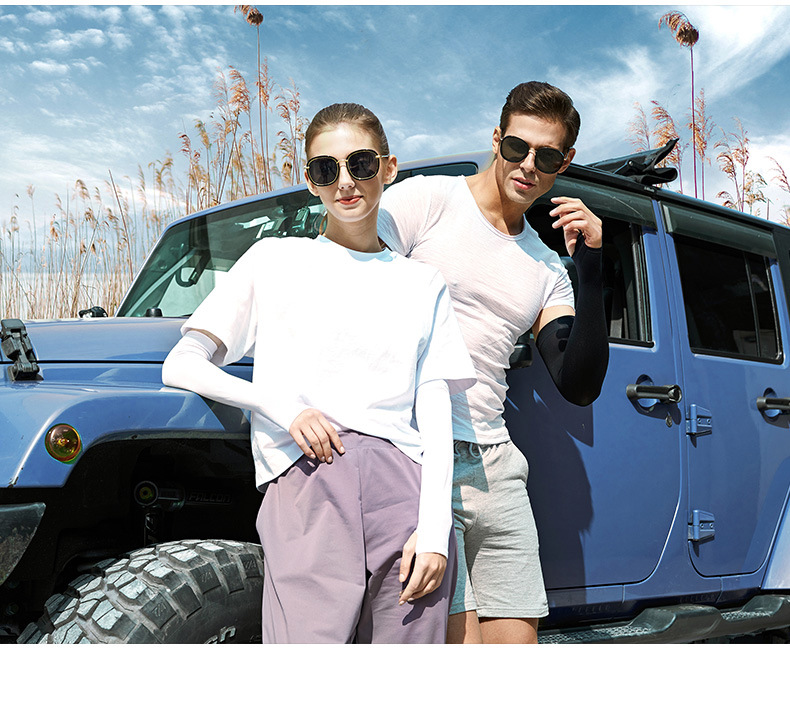 Summer Viscose Fiber Sun-Protection Oversleeves Women's Cycling and Driving Ice Sleeve Sun Shade Cold Sleeves Oversleeves Oversleeves Oversleeve