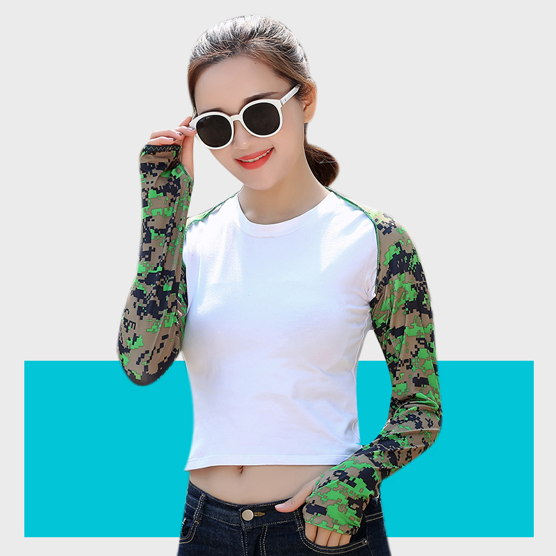 Summer Outdoor Sun Protection Shawl Golf Sports Integrated Package Viscose Fiber Oversleeve Sun Protection UV Protection Sleeves Ice Sleeve