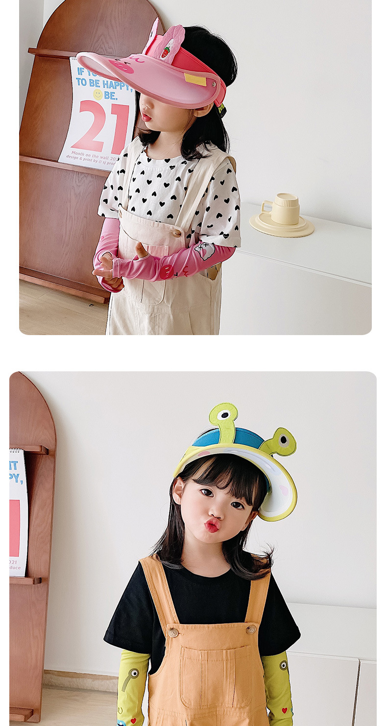 Children's Three-Dimensional Topless Hat Sun Hat Ice Sleeve Two-Piece Set Sun Protection UV Protection Cute Cartoon Sun Hat Summer Children's Three-Dimensional Topless Hat Sun Hat Ice Sleeve Two-Piece Set Sun Protection UV Protection Cute Cartoon Sun Hat Summer