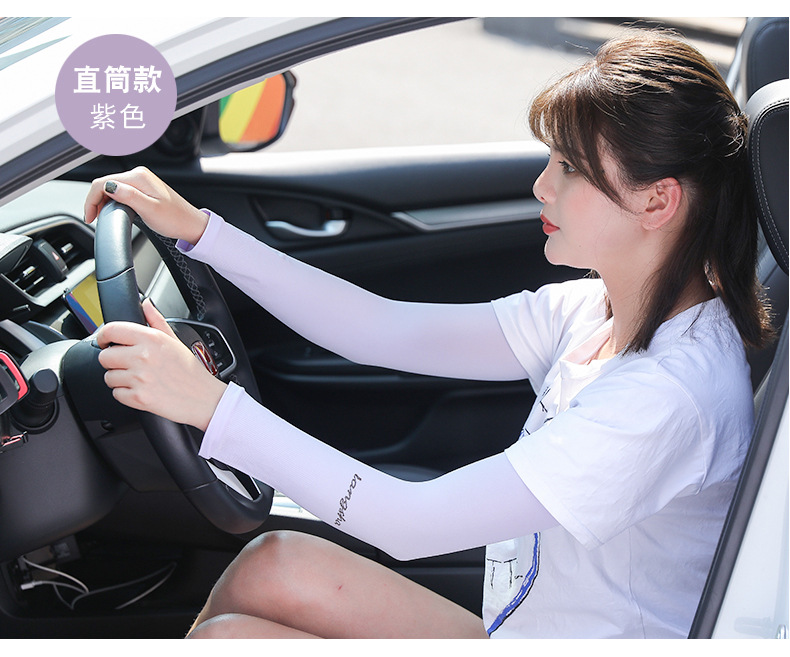 New Langsha Ice Sleeve Viscose Fiber Sun-Protection Oversleeves Women's Summer Cool Outdoor Cycling and Driving Gloves Arm Factory Direct Sales New Langsha Ice Sleeve Viscose Fiber Sun-Protection Oversleeves Women's Summer Cool Outdoor Cycling and Driving Gloves Arm Factory Direct Sales