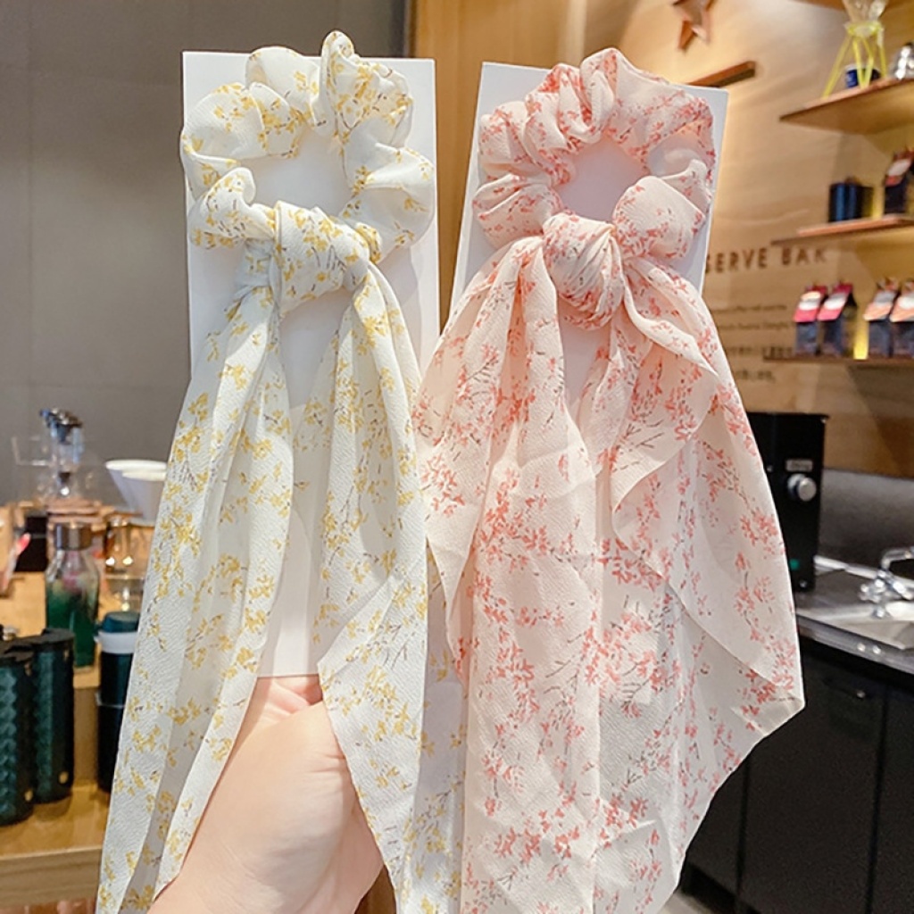 Silk Scarf Ins Hair Band Women's Thin Ribbon Arm Bag Ribbon Fairy Headband Hair Band Super Fairy Wild Floral Scarf Women Silk Scarf Ins Hair Band Women's Thin Ribbon Arm Bag Ribbon Fairy Headband Hair Band Super Fairy Wild Floral Scarf Women