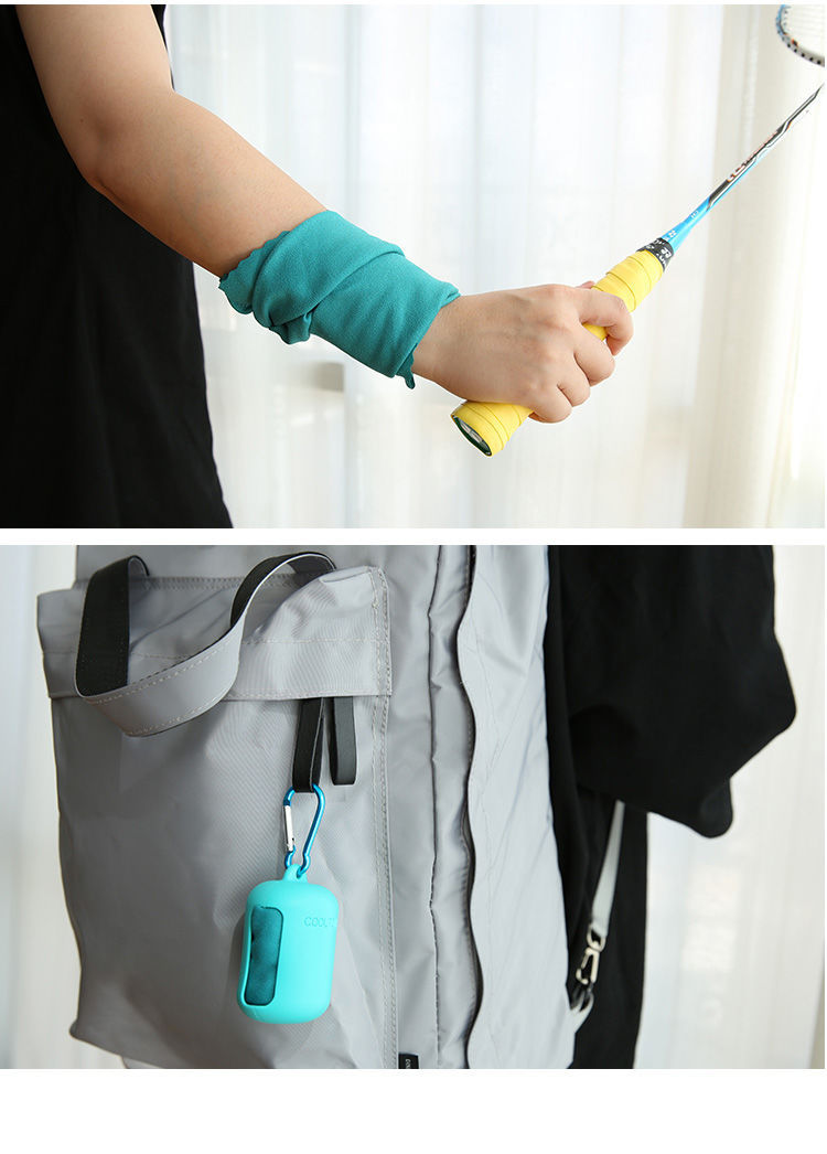Cold Sense Sports Towel Portable Outdoor Sweat-Absorbing Towel Men and Women Cooling Wrist Towel Fitness Running Travel Quick-Drying Towel
