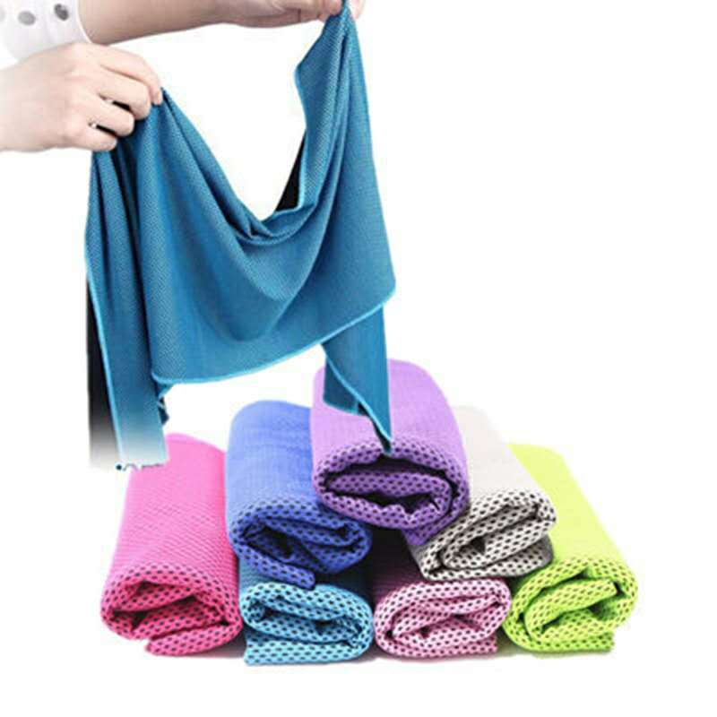 Double-Layer Upgrade Cold Sense Sports Towel Fitness Men and Women Ice-Cold Towel Military Training Quick-Drying Cooling Iced Towel Wipes Wholesale