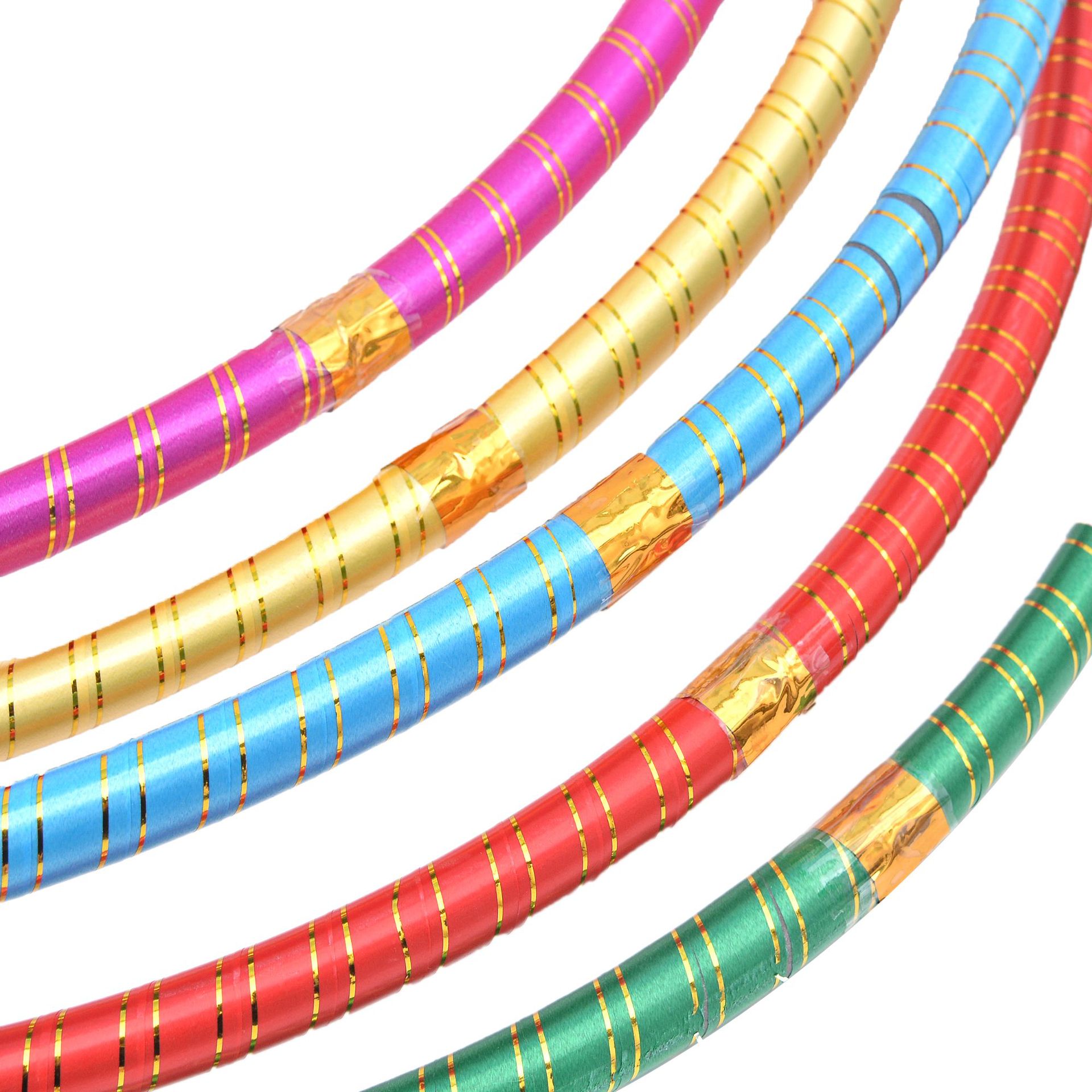 1.8 Ribbon Hula Hoop Children's Elementary School Gymnastics Ring Parent-Child Toys Kindergarten Morning Jump Circle Toys