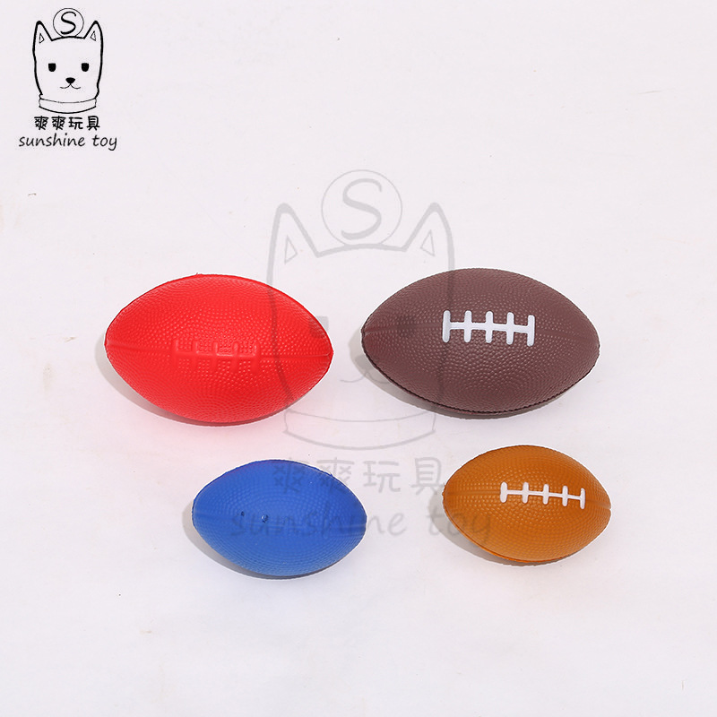 Cross-Border Hot Sale British American Small Brown Rugby Decompression Toys for Children Foam Decompression Pu Ball Custom Printing Cross-Border Hot Sale British American Small Brown Rugby Decompression Toys for Children Foam Decompression Pu Ball Custom Printing