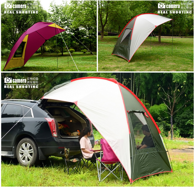 Outdoor Portable Camping Rear Tent Self-Driving Travel Barbecue Multi-Person Rain-Proof Sunshade Canopy Beach Canopy Tent Canopy Outdoor Portable Camping Rear Tent Self-Driving Travel Barbecue Multi-Person Rain-Proof Sunshade Canopy Beach Canopy Tent Canopy