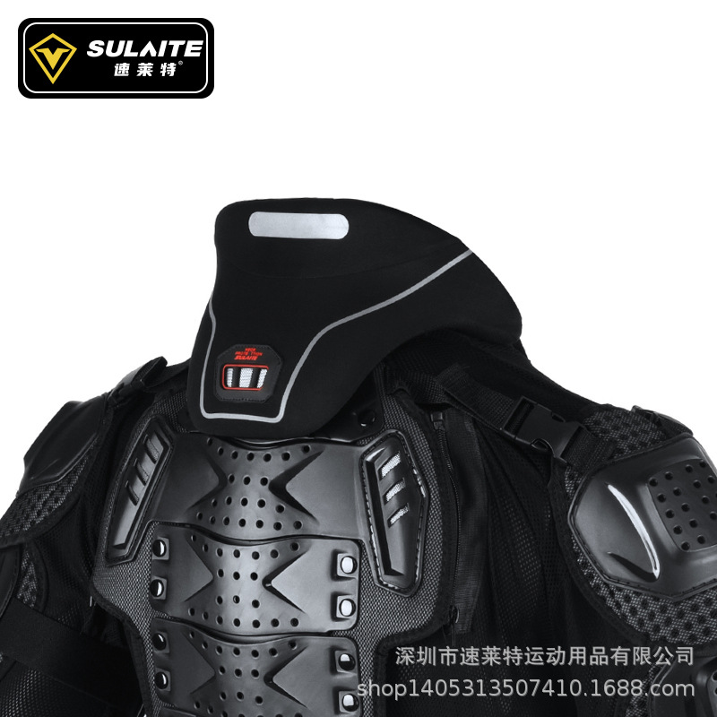 Sulaite Motorcycle Anti-Armour Motorcycle Riding Knee and Elbow Pad Chest Protector Neck Protection off-Road Knight Neck Protector Equipment
