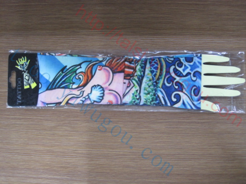 Sexy Mermaid designs seamless tattoo sleeves fashion gorgeous summer sun tattoo sleeves outdoor riding cuff type locomotive off-cuff