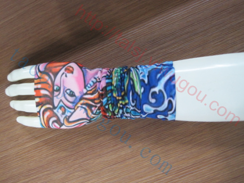 Sexy Mermaid designs seamless tattoo sleeves fashion gorgeous summer sun tattoo sleeves outdoor riding cuff type locomotive off-cuff