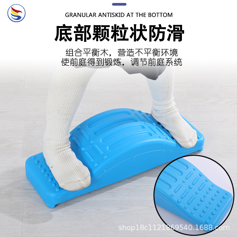 Kindergarten Sensory Training Equipment Balance Seesaw Wood Surf Balance Board Children&#039;s Balance Table Rock Seesaw Toys