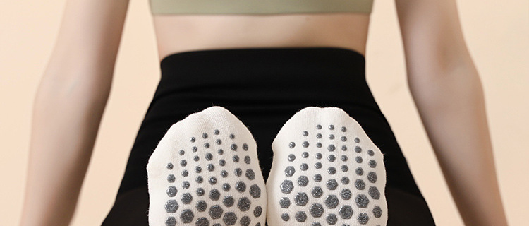 Winter Ins Pilates Long Socks Non-Slip Yoga Socks Cotton Wholesale Women's Mid-Calf Length Loose Socks plus Thick Terry