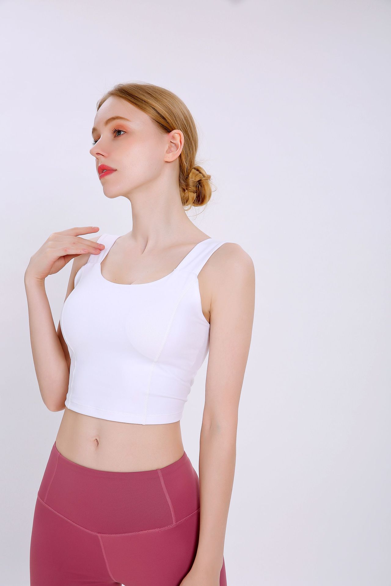 2020 New Korean Style Yoga Exercise Vest Women's Beautiful Back Wrapped Chest Shockproof Quick-Drying Sling Pilates High Elastic Bar 2020 New Korean Style Yoga Exercise Vest Women's Beautiful Back Wrapped Chest Shockproof Quick-Drying Sling Pilates High Elastic Bar