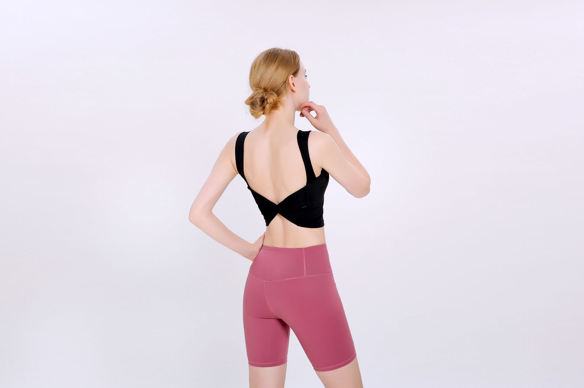 2020 New Korean Style Yoga Exercise Vest Women's Beautiful Back Wrapped Chest Shockproof Quick-Drying Sling Pilates High Elastic Bar 2020 New Korean Style Yoga Exercise Vest Women's Beautiful Back Wrapped Chest Shockproof Quick-Drying Sling Pilates High Elastic Bar