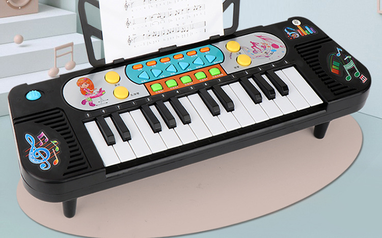 25 Button Children's Toy Musical Instrument Multifunctional Electronic Keyboard Scientific and Educational Toy Piano Playing Musical Instrument Beginner Piano 25 Button Children's Toy Musical Instrument Multifunctional Electronic Keyboard Scientific and Educational Toy Piano Playing Musical Instrument Beginner Piano